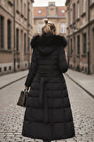Günlük Kışlık Tam Boy Kadın Şişme Mont
