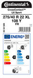CONTİNENTAL 275/40R22 108Y XL FR CCLX SP DÖRT MEVSİM LASTİĞİ ÜRETİM YILI:2025