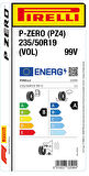 PİRELLİ 235/50R19 99V VOL P-ZERO YAZ LASTİĞİ ÜRETİM YILI:2025