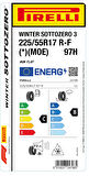 PİRELLİ 225/55R17 97H RFT * MOE WINTER SOTTOZERO KIŞ LASTİGİ ÜRETİM YILI:2023