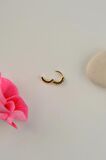 6 mm Multicolor Mini Halka Piercing Forward Helix Tragus Daith Helix Gold