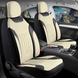Peugeot 207 Station Wagon Tay Tüyü Oto Koltuk Kılıfı Fermuarlı Ön Arka Set Bej Edition
