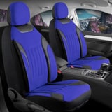 Toyota Corolla Terra E140 2002-2006 Tay Tüyü Oto Koltuk Kılıfı Fermuarlı Ön Arka Set Mavi Edition