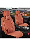 
Ford Fiesta Eski Uyumlu Lüx Deri Oto Koltuk Kılıfı Ön Arka Set Tarçın Elit Series