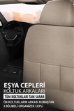 Volkswagen Eos (facelift 2010) 2.0 Tsı (210 Hp) 2011 CARBON Serisi UYUMLU DERİ OTO KOLTUK KILIFI BEJ