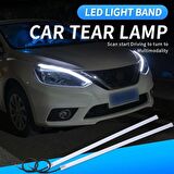 Opel Crossland Uyumlu Far Üstü Far Içi Kayar Led 60 Cm Selamlamalı