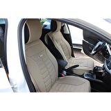 
Hyundai İ30 Eski Uyumlu Lüks Oto Koltuk Minderi Ön Arka Set Bej SCR