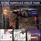 850 W (SDS PLUS) Metal Şanzuman Profesyonel Darbeli Matkap Kırıcı Delici 26mm Hilti