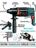 850 W (SDS PLUS) Metal Şanzuman Profesyonel Darbeli Matkap Kırıcı Delici 26mm Hilti