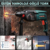 850 W (SDS PLUS) Metal Şanzuman Profesyonel Darbeli Matkap Kırıcı Delici 26mm Hilti