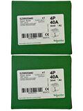 Schneider 4P 40A 30mA Kaçak Akım Rölesi (2 Adet)