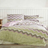 Özdilek Tek Kişilik Yeşil Undulatıs Nevresim Takımı