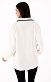 Scorp Cheer Casual Kadın Peluş Mont Ekru