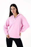 Scorp Elegance Kadın Spor Sweatshirt Pembe