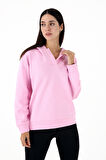 Scorp Elegance Kadın Spor Sweatshirt Pembe