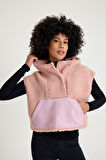Scorp Melody Casual Kadın Peluş Yelek Pembe