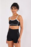 Scorp Omni Kadın Spor Biker Tayt Siyah