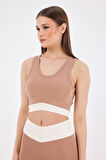 Scorp Sense Kadın Spor Büstiyer Bej