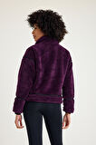 Scorp Shine Casual Kadın Peluş Mont Mor