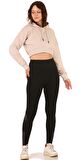 Scorp Storm Crop Kapüşonlu Sweatshirt Bej