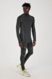 Scorp Thermo-Fit Extreme Erkek Termal İçlik Fermuarlı Üst Kayak İçliği Antrasit