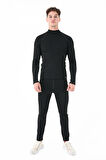 Scorp Thermo-Fit Erkek Termal İçlik Takım Alt Üst Kayak İçliği Siyah