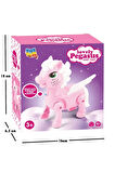 Unicorn Pony Işıklı Sesli Pilli Yürüyen Mavi-Pembe Oyuncak Figür (RENK BELİRTİNİZ LÜTFEN)