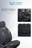 BMW 3 Serisi 316ti Keten Oto Koltuk Kılıfı Ön Arka Set Dark Siyah Edition SCR