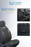 Renault R12 GTS Keten Oto Koltuk Kılıfı Ön Arka Set Dark Siyah Edition SCR