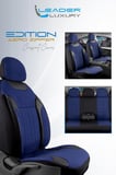 Peugeot 206 Sedan Keten Oto Koltuk Kılıfı Ön Arka Set Mavi Edition SCR