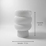 Swirl Charm Serisi Abajur - Dekoratif Aydınlatma - Gece Lambası - Masaüstü Lamba