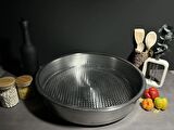 Paslanmaz Çelik Çiğköfte Tepsisi 44cm