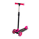 Scooter Çocuk Scooter Işıklı Slikon Teker Pembe 40 Kg Taşıma
