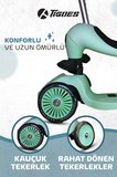 Premium Oturaklı Çocuk Scooter 3 Tekerlekli Led Işıklı Scooter Yükseklik Ayarlı 1-6 Yaş