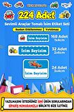 Okul Kreş Kişiye Özel İsim Yazılabilen Etiket Seti - 4