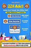 Okul Kreş Kişiye Özel İsim Yazılabilen Etiket Seti - 2