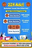 Okul Kreş Kişiye Özel İsim Yazılabilen Etiket Seti - 31