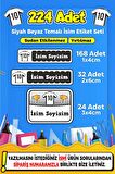 Okul Kreş Kişiye Özel İsim Yazılabilen Etiket Seti - 50