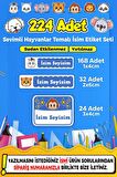 Okul Kreş Kişiye Özel İsim Yazılabilen Etiket Seti - 15