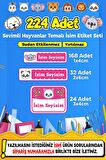 Okul Kreş Kişiye Özel İsim Yazılabilen Etiket Seti - 8