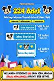 Okul Kreş Kişiye Özel İsim Yazılabilen Etiket Seti - 1