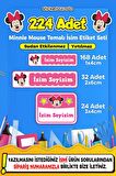Okul Kreş Kişiye Özel İsim Yazılabilen Etiket Seti - 12