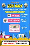 Okul Kreş Kişiye Özel İsim Yazılabilen Etiket Seti - 10