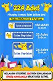 Okul Kreş Kişiye Özel İsim Yazılabilen Etiket Seti - 47
