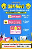 Okul Kreş Kişiye Özel İsim Yazılabilen Etiket Seti - 23