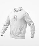 v for vendeta baskılı sweatshirt