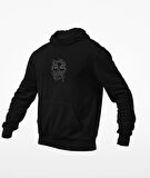 v for vendeta baskılı sweatshirt