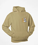 Tom ve jerry unisex kapşonlu sweatshirt