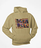 4 parçalı renklerin lordu ejderha kanguru cepli sweatshirt