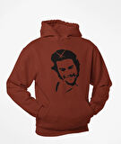 Che Guevara temalı kanguru sweatshirt